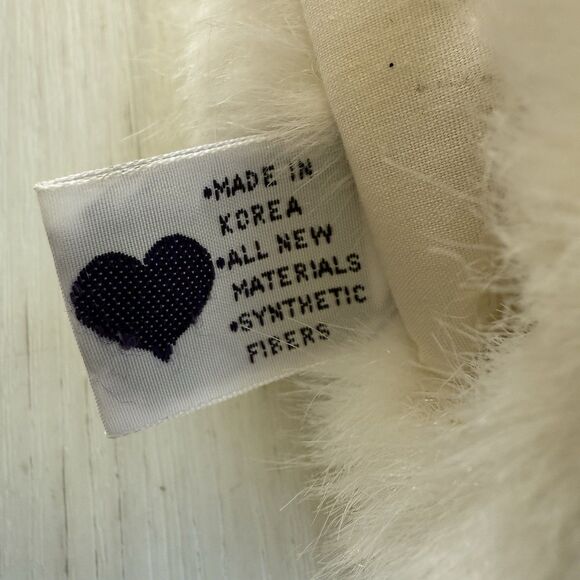 Vintage Mervyn’s Playful Pals Puppet White Puppy Dog Or Polar Bear - Picture 4 of 11